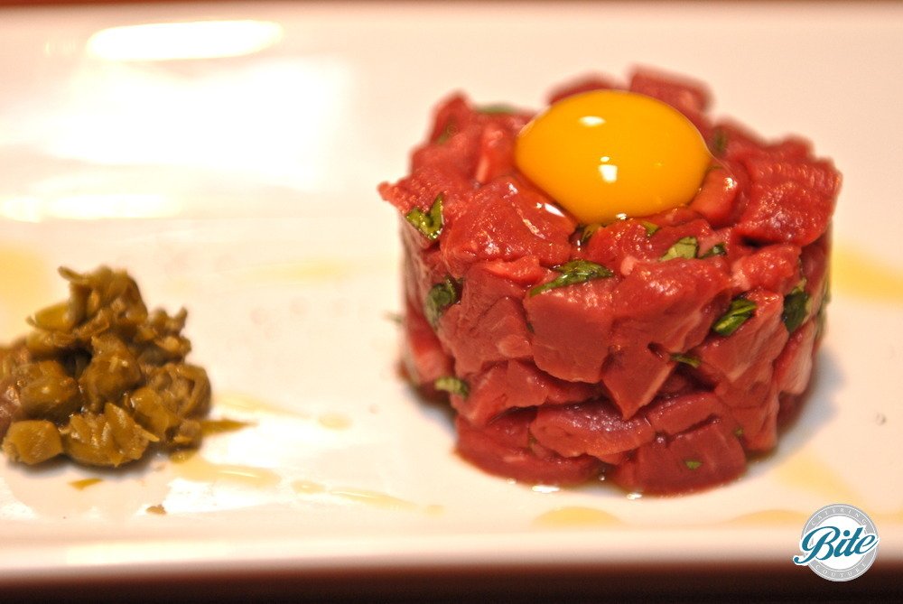 Beef Tartare with Quail Egg