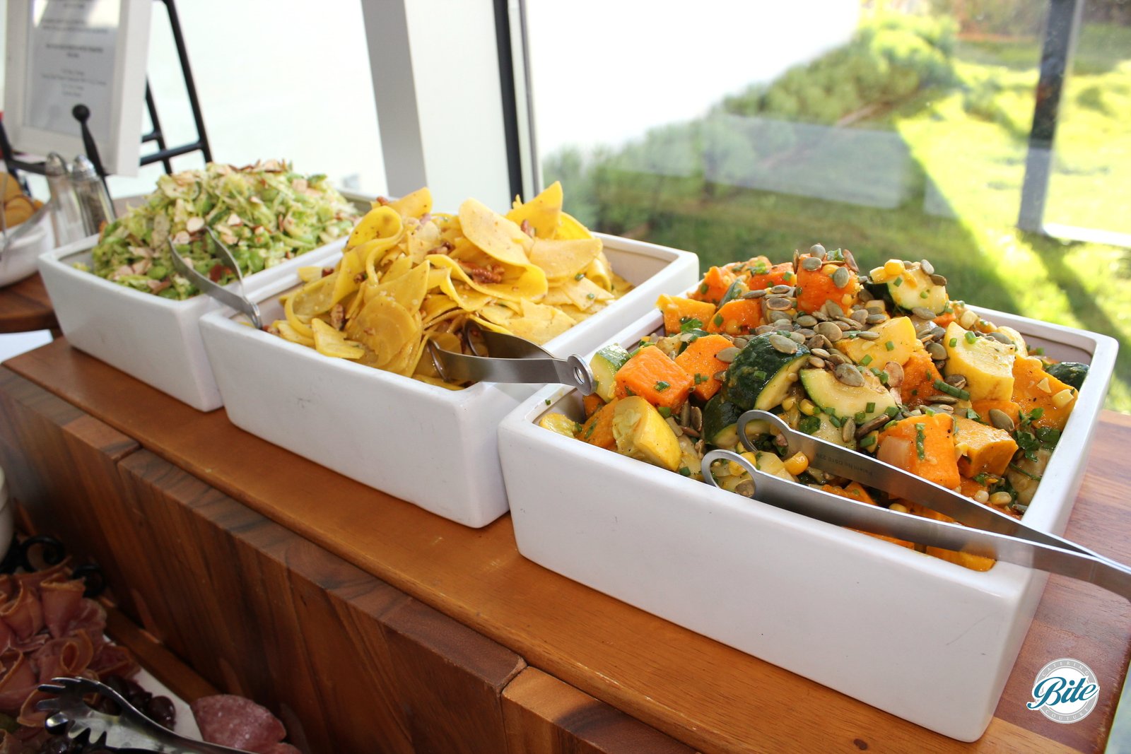 Vegetables and Salads on Buffet