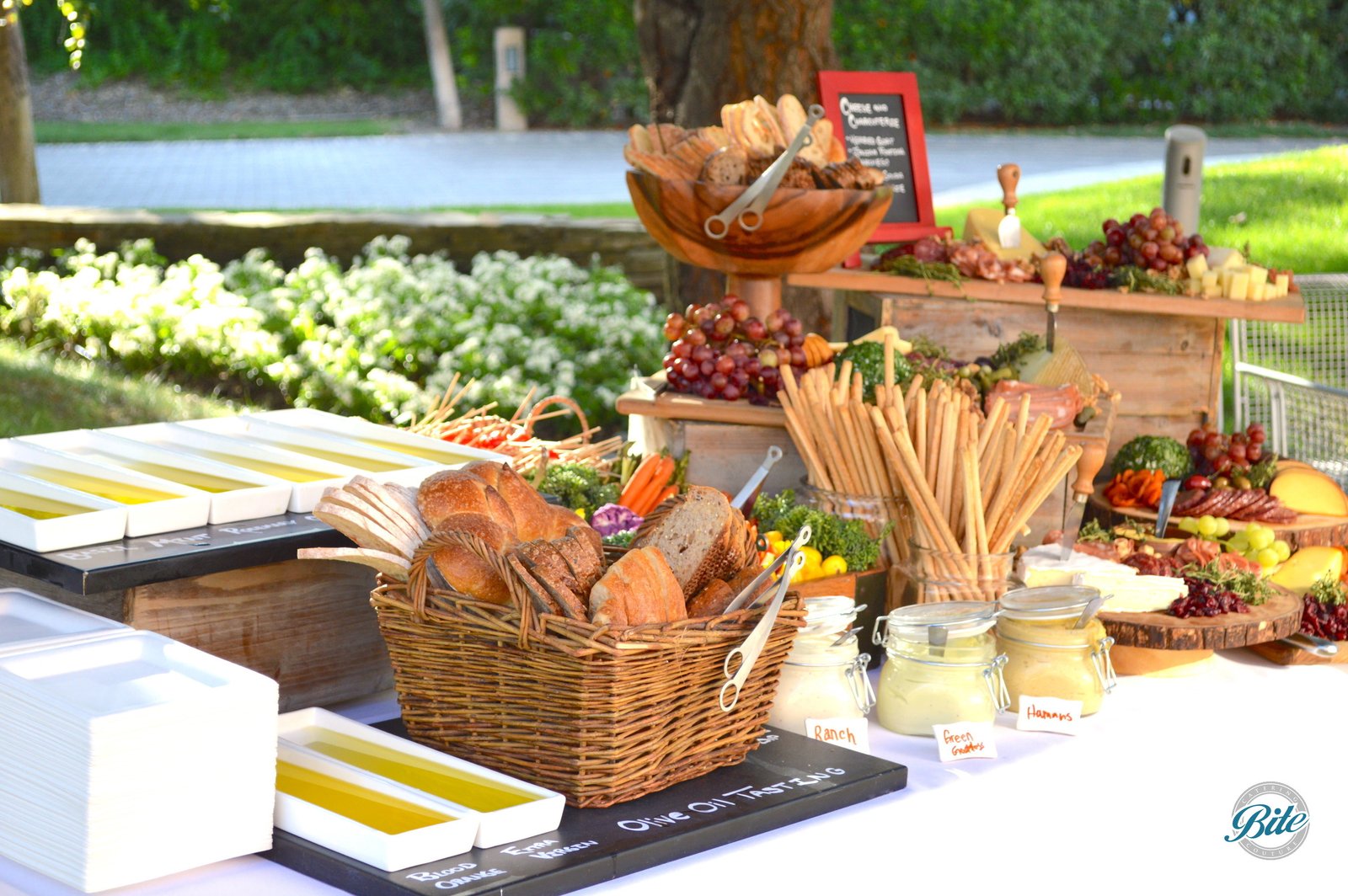 Olive Oil + Crudite station 