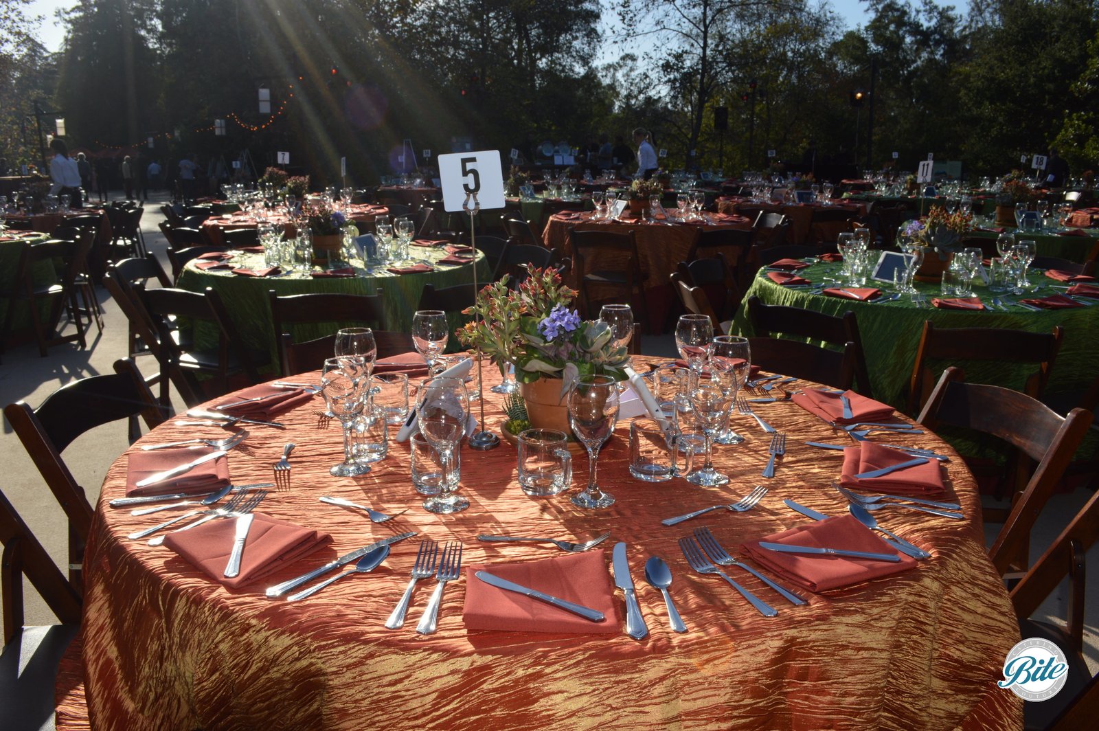 Outdoor Table Setting