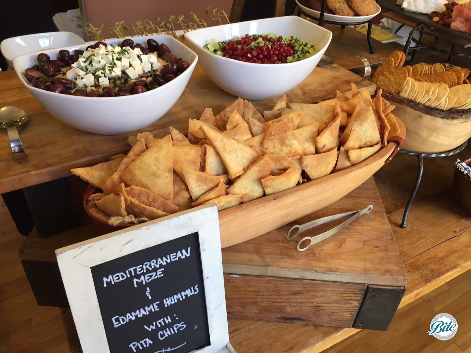 Mediterranean Meze and Edamame Hummus