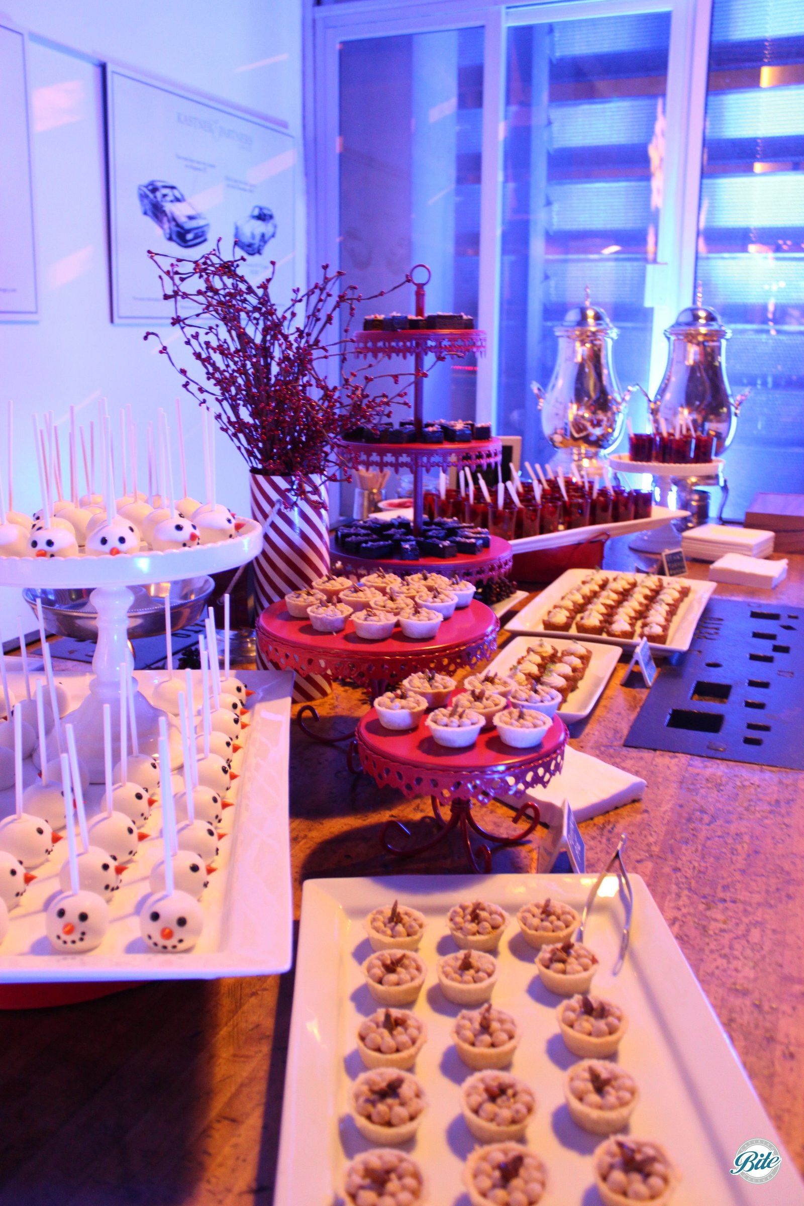 Holiday Dessert and Coffee Display