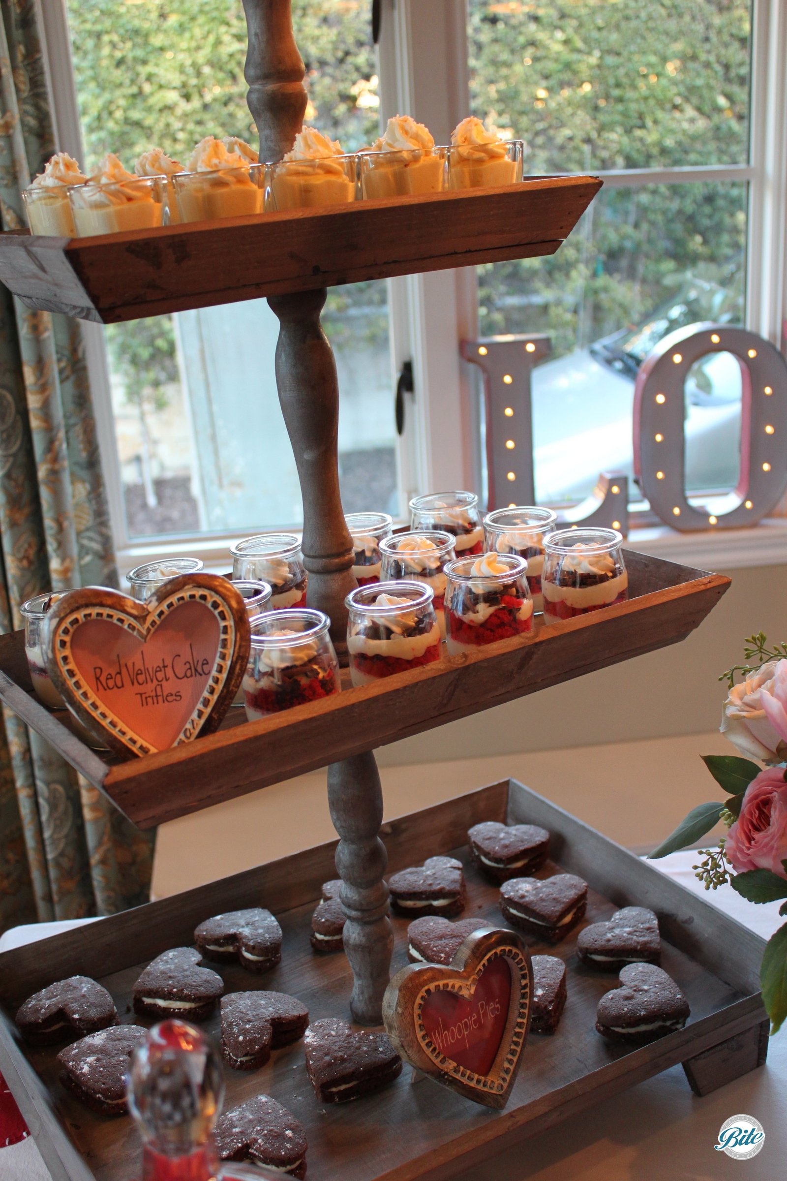 Valentine's Dessert Display