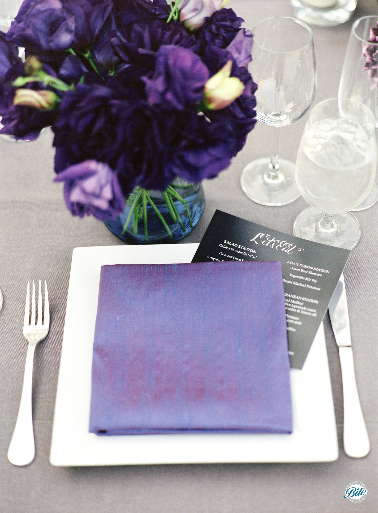 Garden Wedding Place Setting