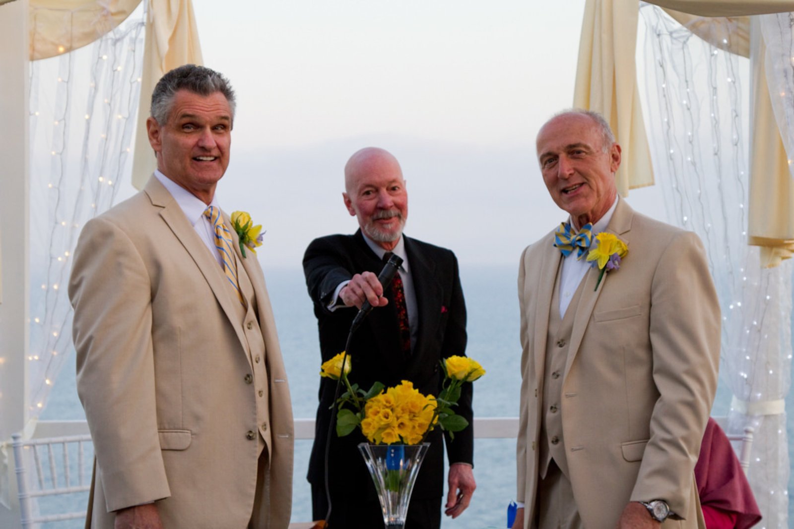 Malibu Home Backyard Wedding at the Altar