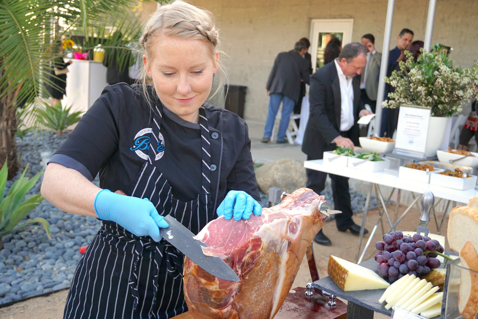 Chef Slicing Prosciutto