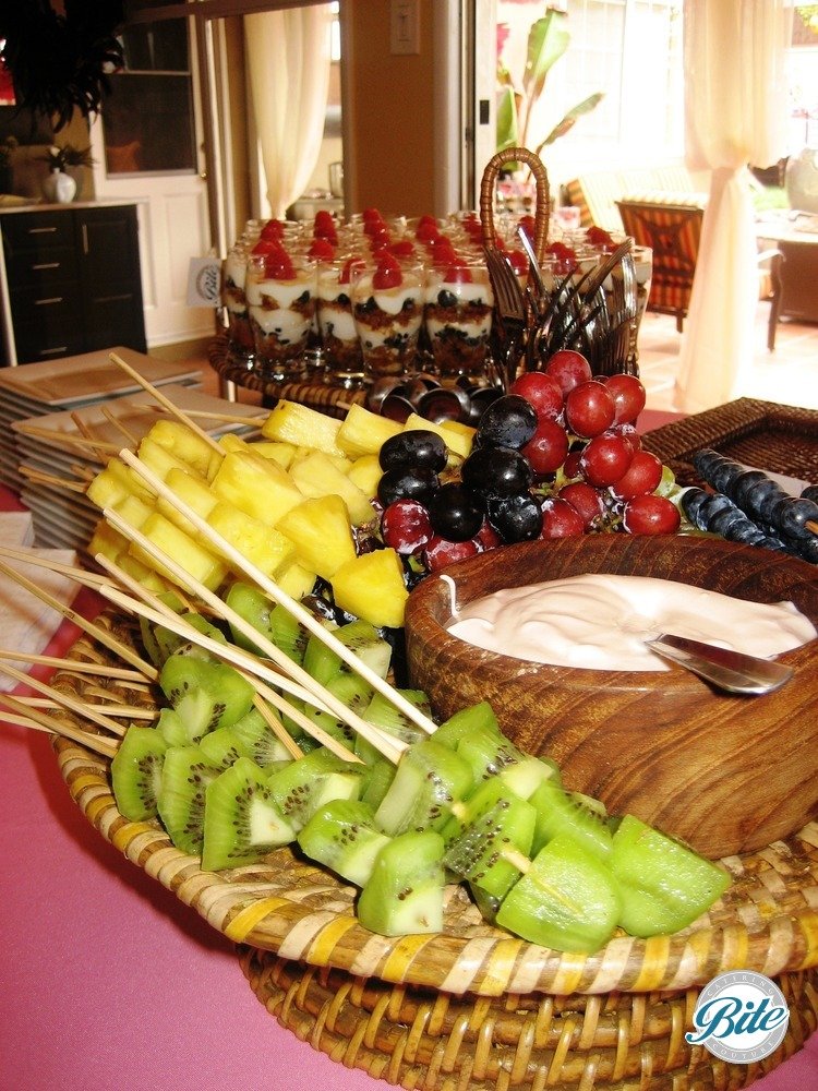 Fruit and Dip Display