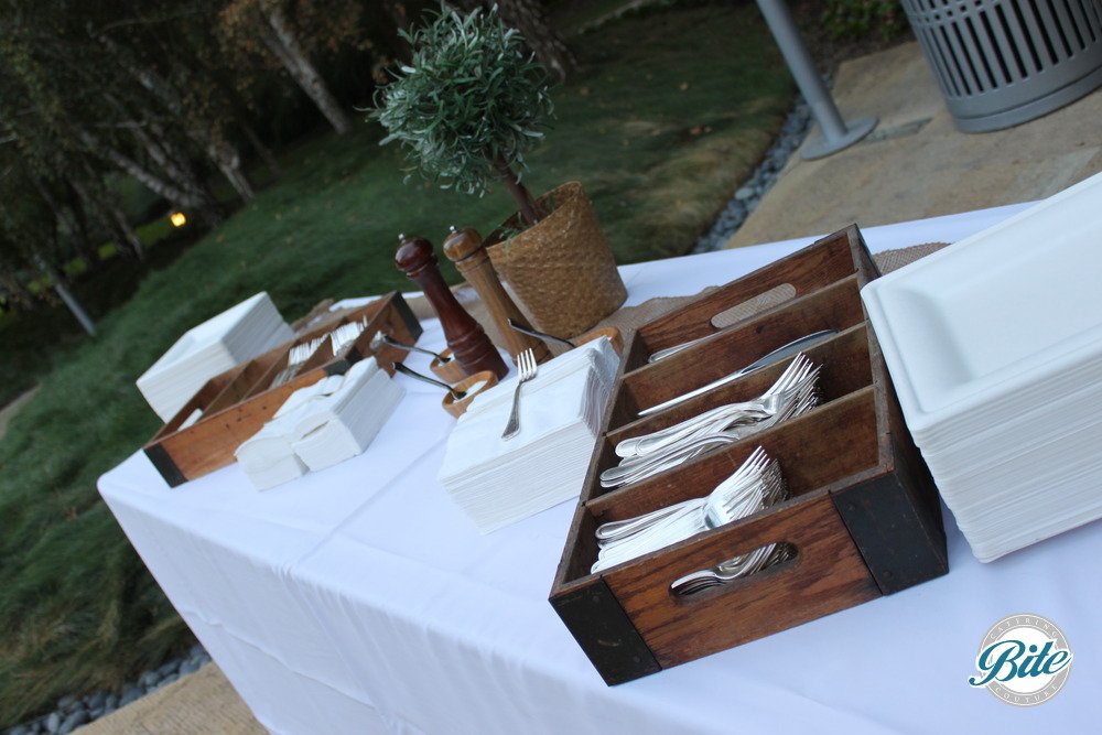 Company BBQ Utensil Station