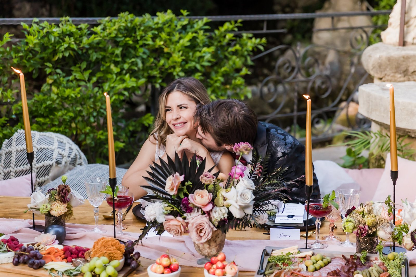 A bit of romance at the dinner table