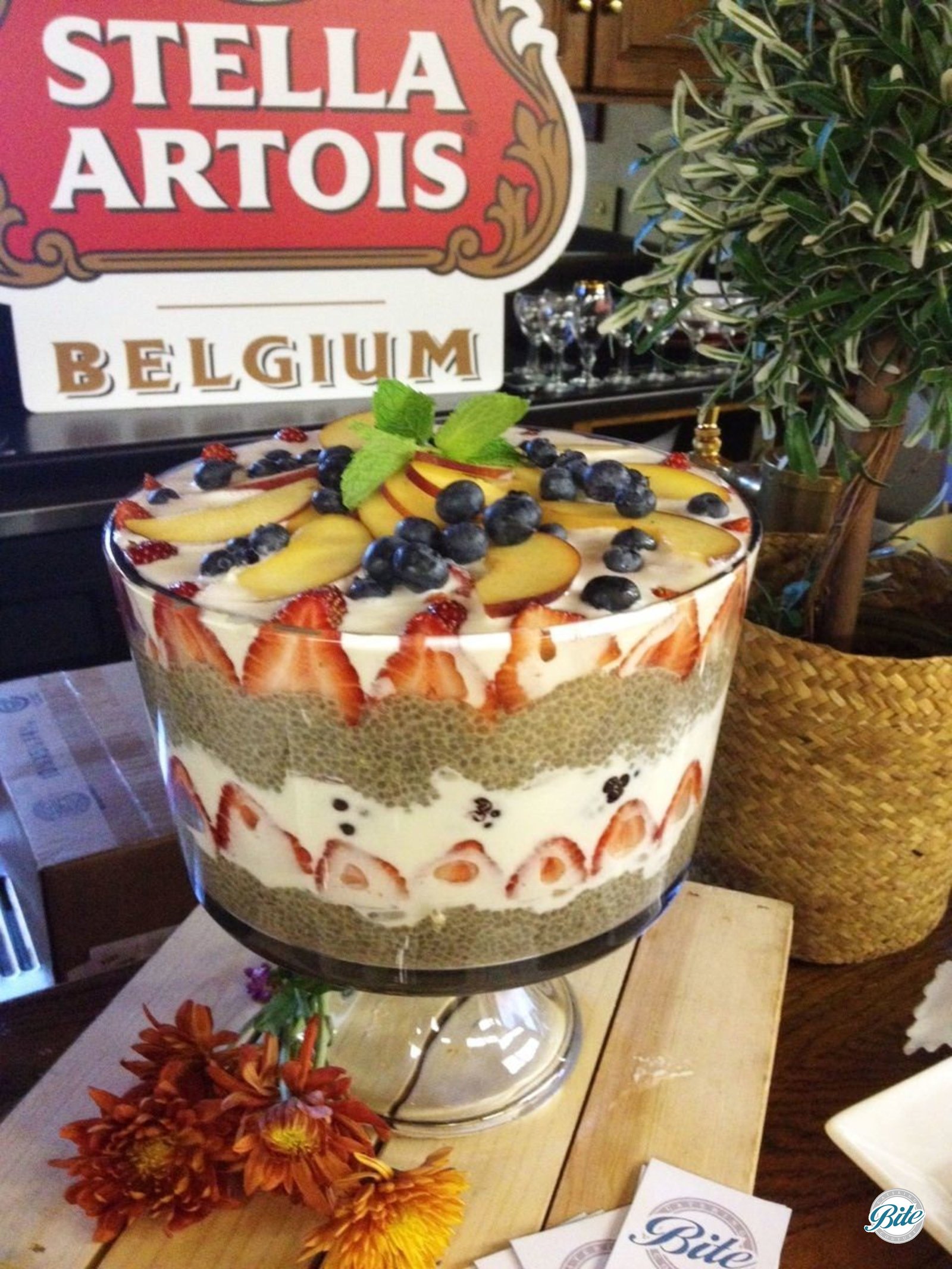 Breakfast Trifle on seasonal brunch display