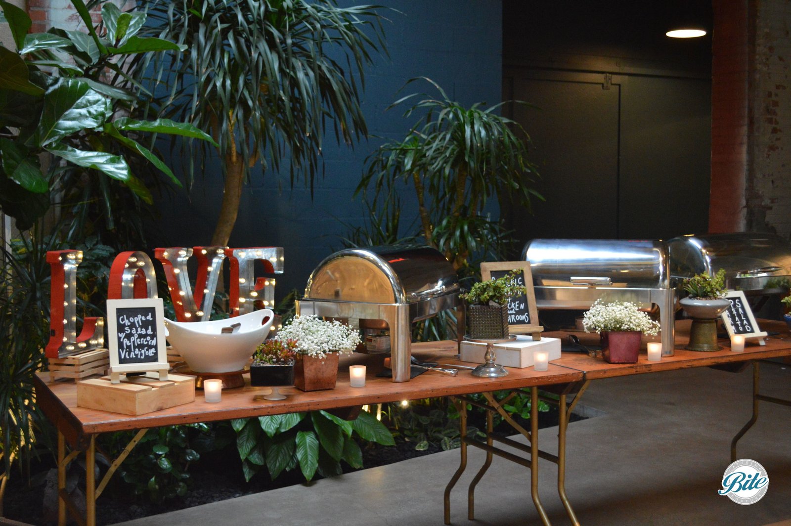 Buffet Table in Grand Hall @ Millwick