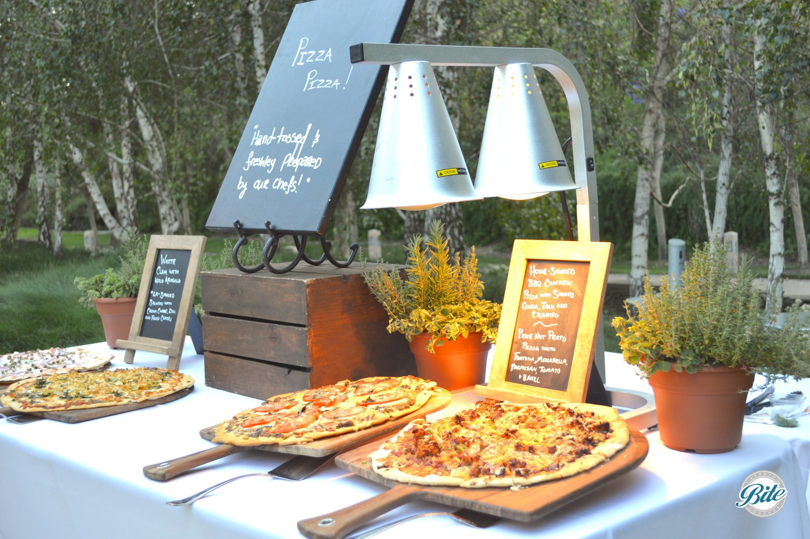 Pizza Station Closeup