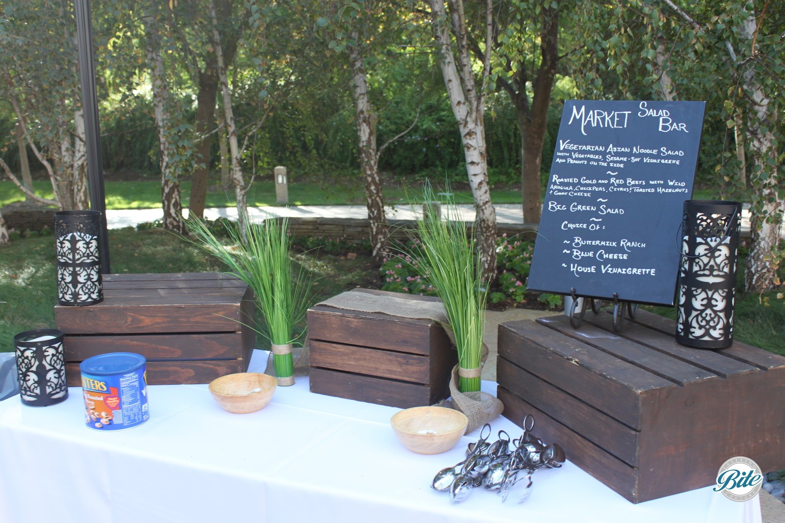 Market Salad Bar Setup