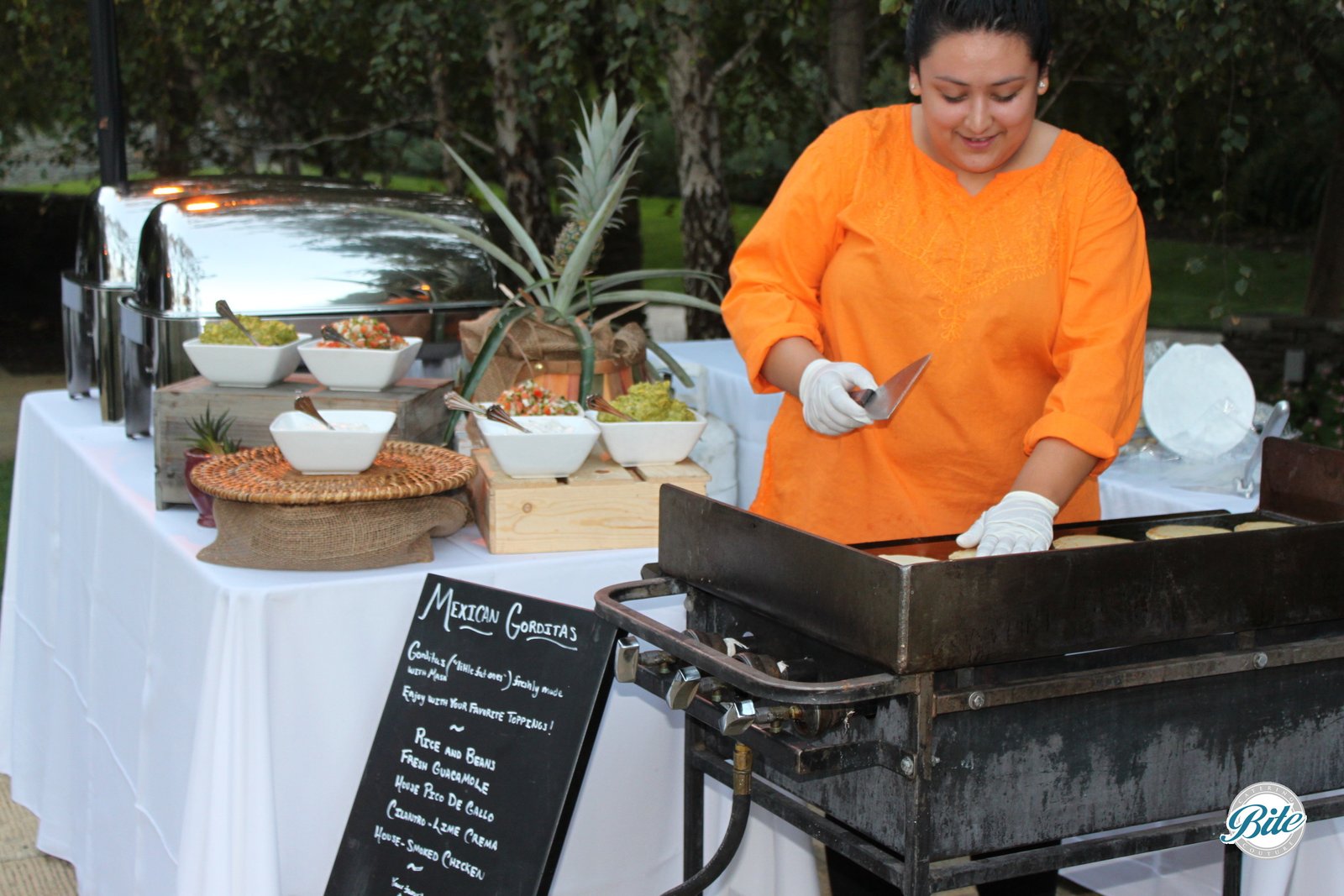 Chef Cooking Gorditas