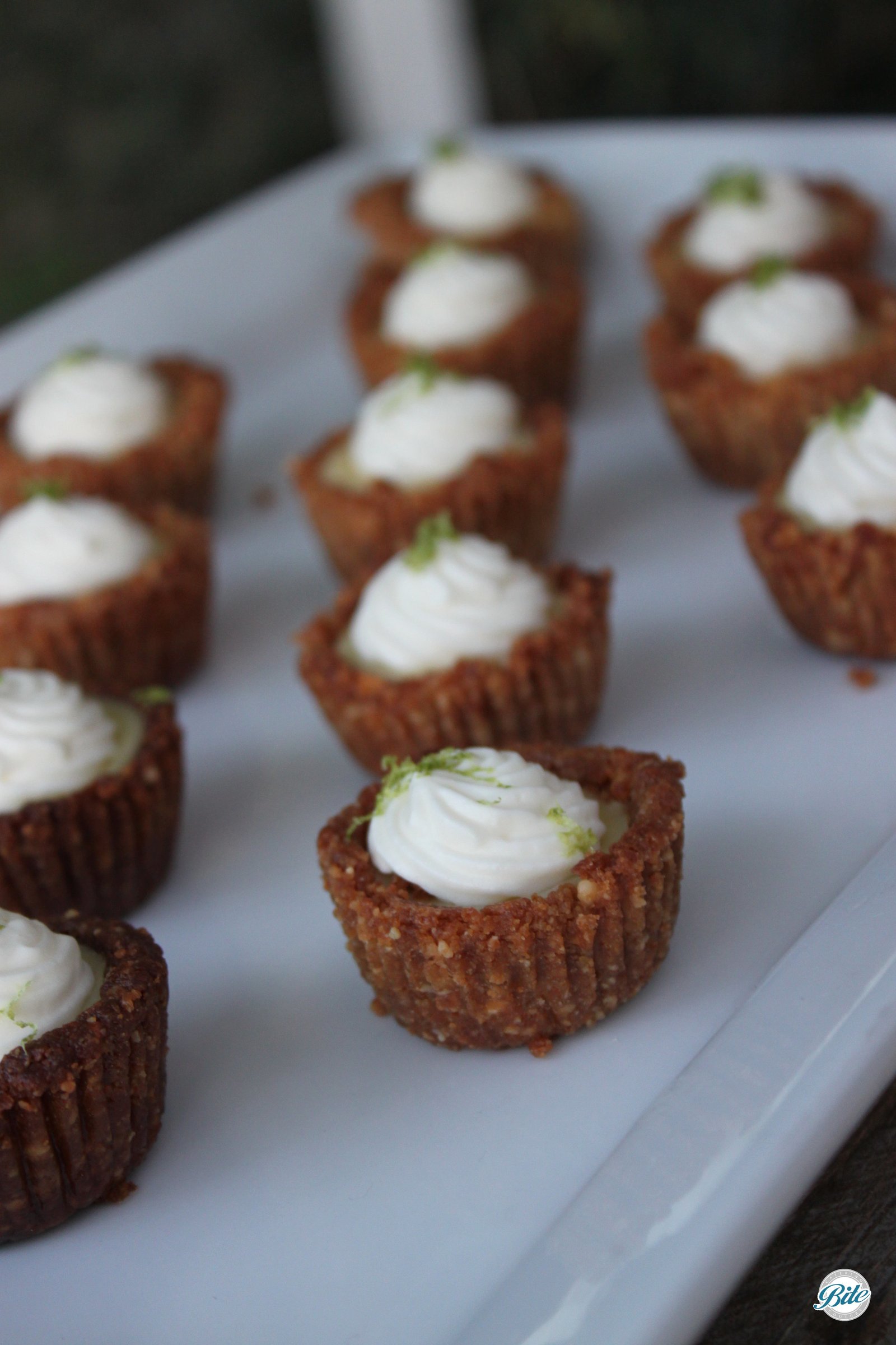 Mini Cashew-Crusted Key Lime Pies