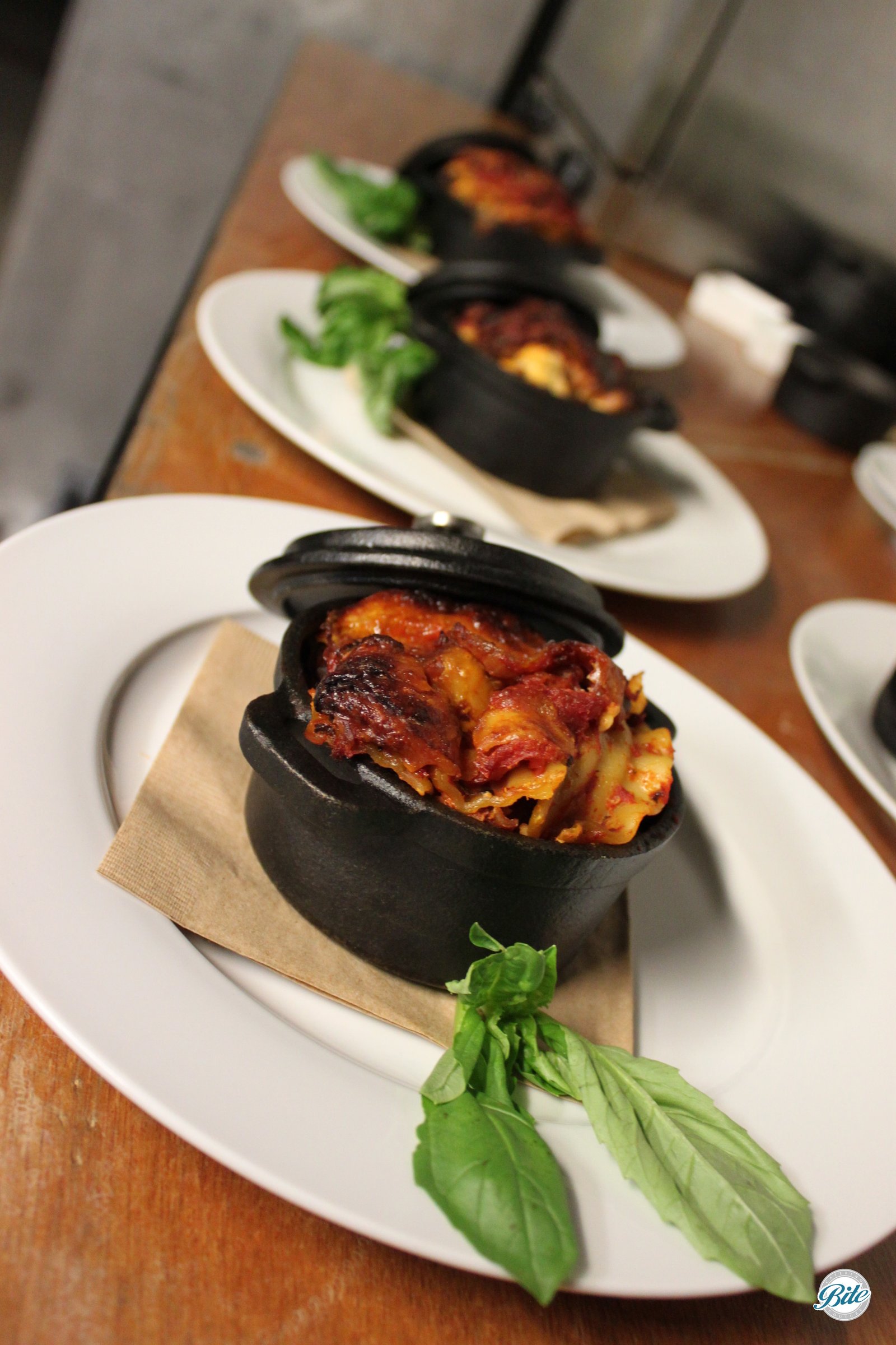 Lasagna in Mini Cast Iron