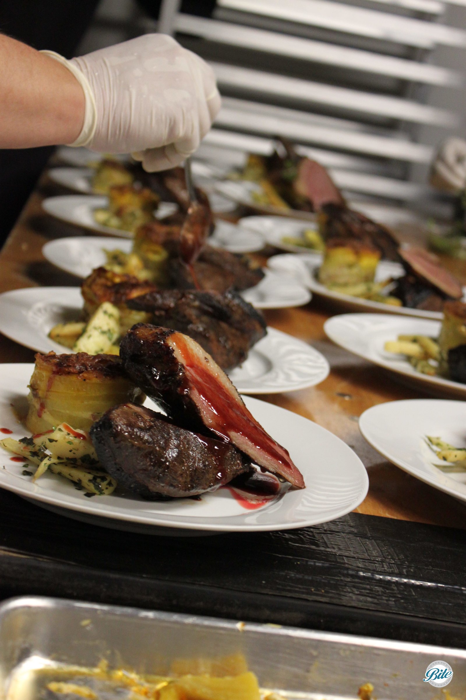 Venison Tenderloin Plateup