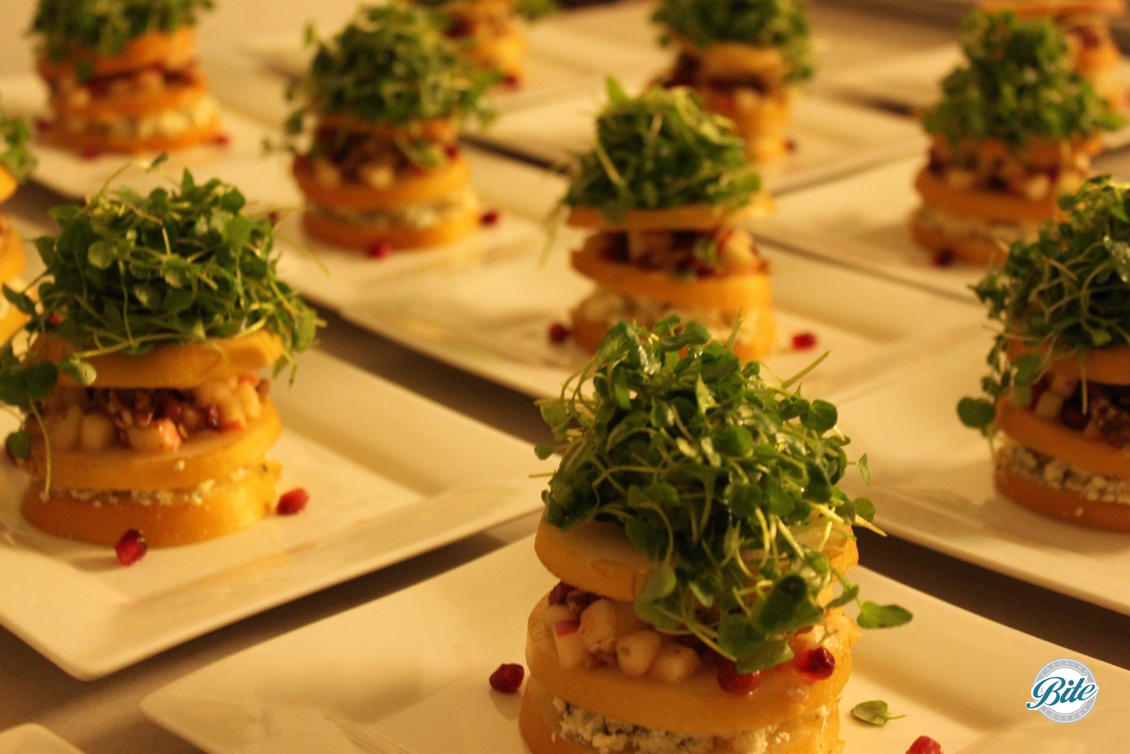 Stacked Pear Salads